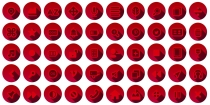 300 3D Red Web Communication Icons Set  Screenshot 4